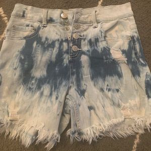 Size 14 Justice Denim shorts